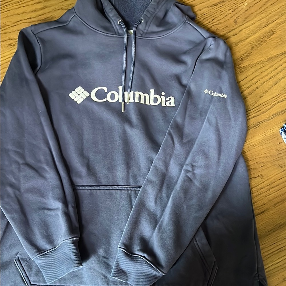 Columbia Dark Gray/Blue Hoodie